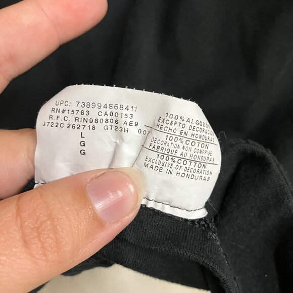 Champion Men's Large Black Short Sleeve Adult Streetwear Splatter Logo Shirt - Picture 3 of 10